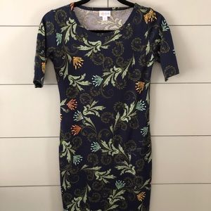 LuLaRoe Floral Julia Dress-XS